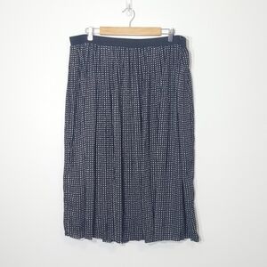 Black & White Polka Dot Lightweight Elastic Brand Waist Plus Size Business XL